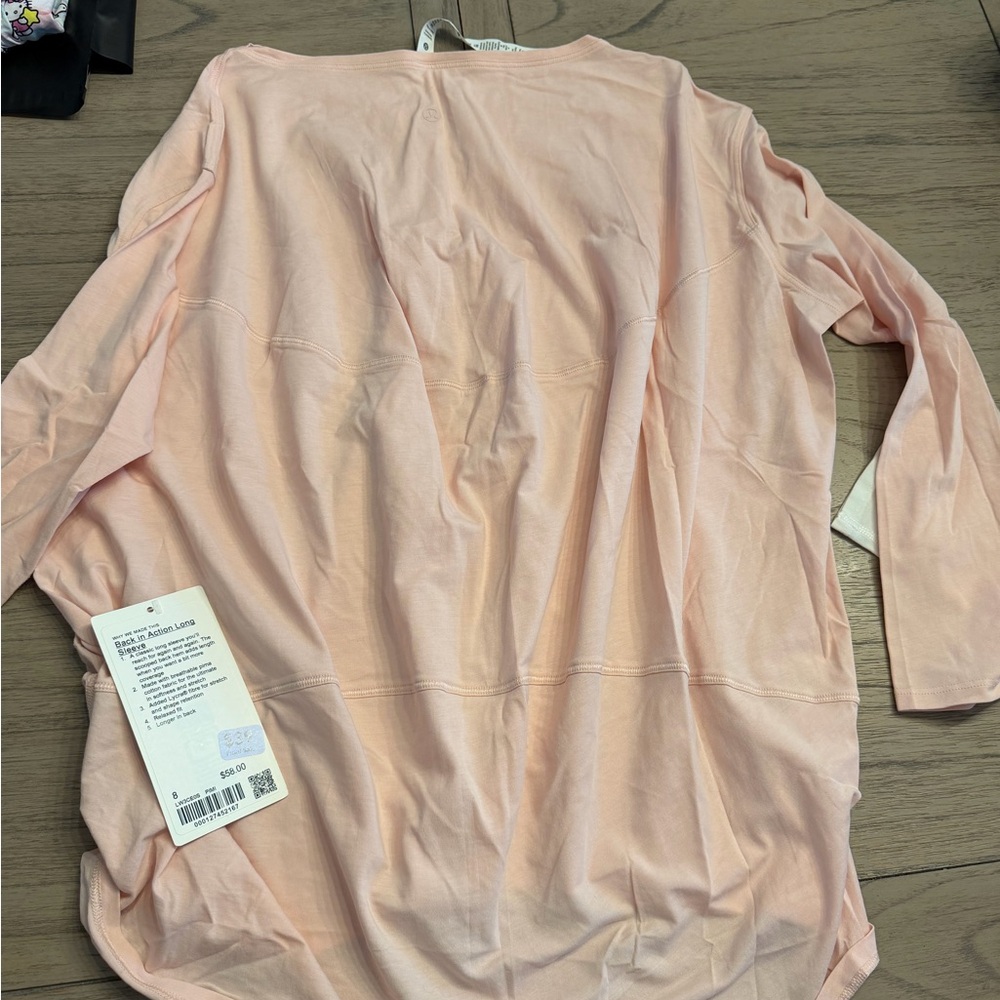 lululemon athletica Long Sleeve Tee - Light Pink